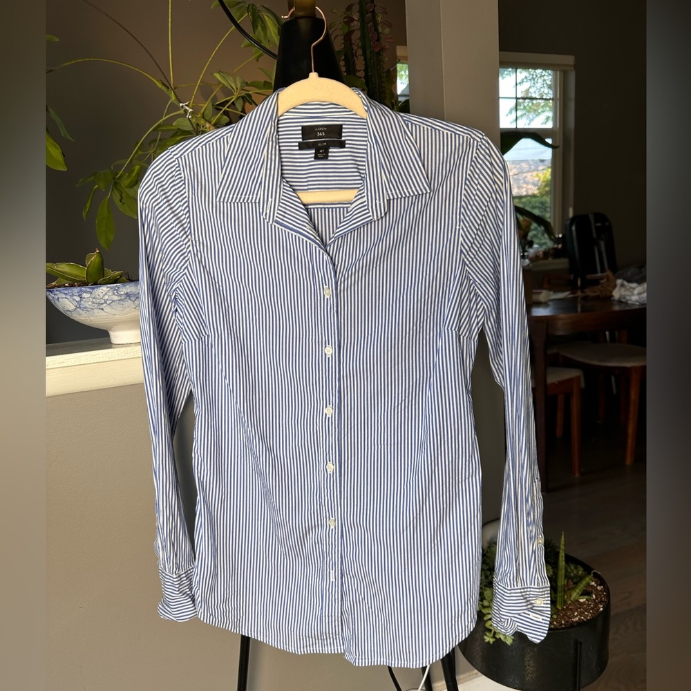 J. Crew Striped Dress Shirt